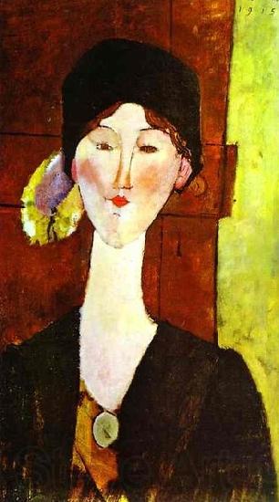 Amedeo Modigliani Portrait of Beatris Hastings France oil painting art
